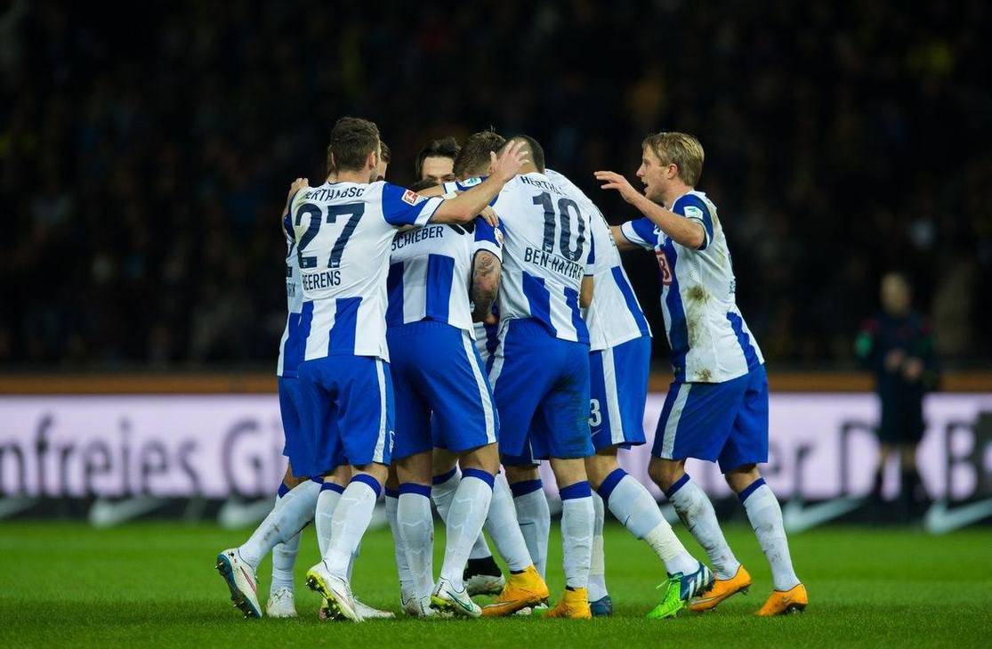 柏林赫塔客场取胜,升至欧战资格区 柏林赫塔客场取胜,升至欧战资格区